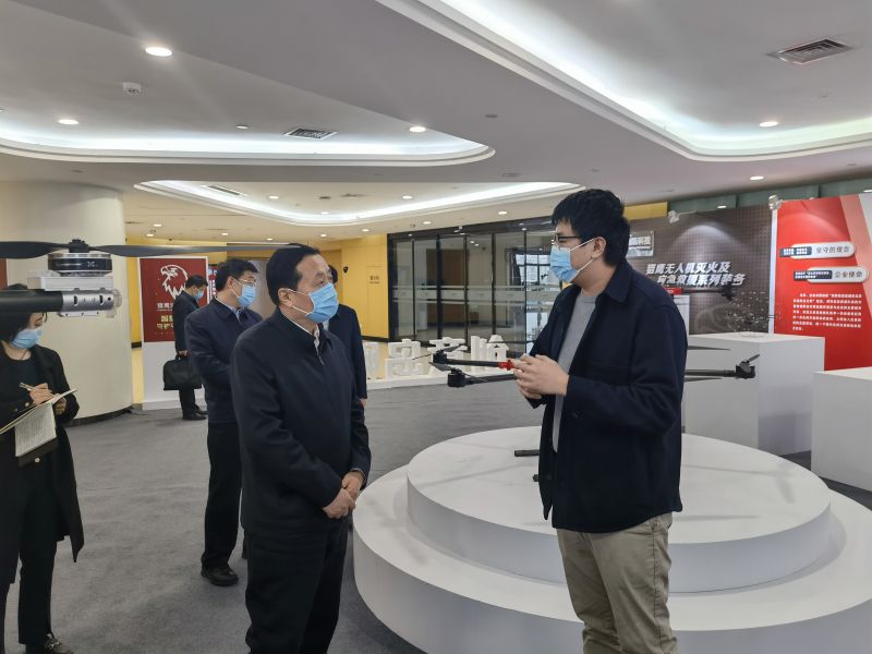 孙守刚副省长调研中原龙子湖智慧岛建设  勉励猎鹰做好河南本土科技创新标杆企业