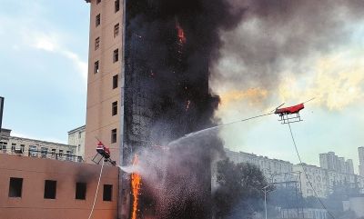  关注第32个全国消防日丨这次演练3场“高楼起火”不到1小时全部被扑灭 我省无人机装备破解高楼灭火难题